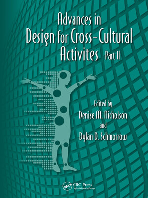 cover image of Advances in Design for Cross-Cultural Activities Part II